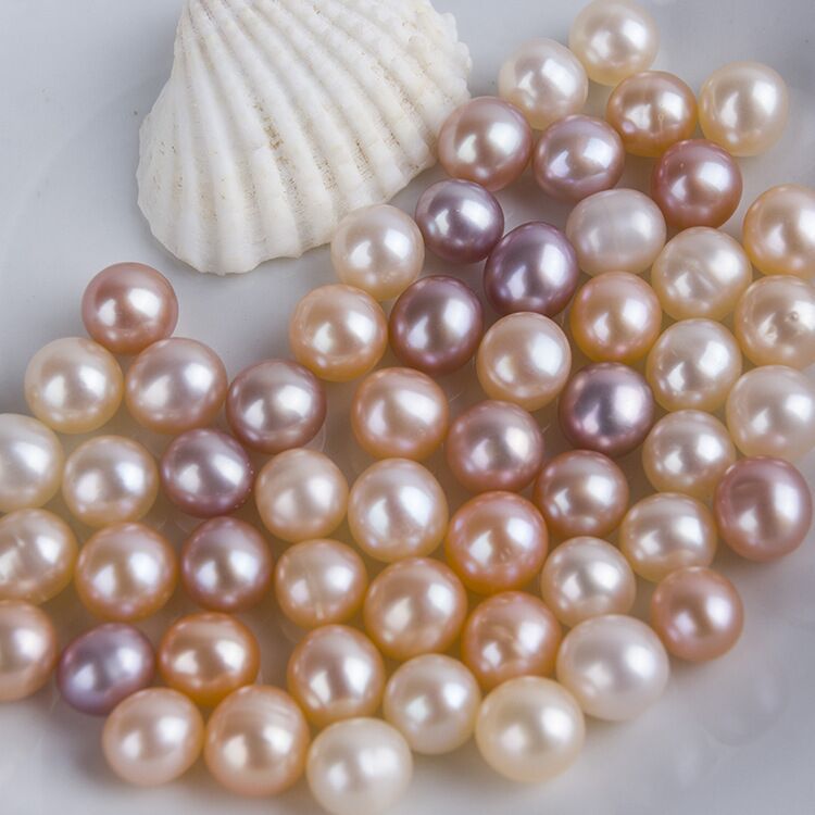 Natural Near Round Pearls