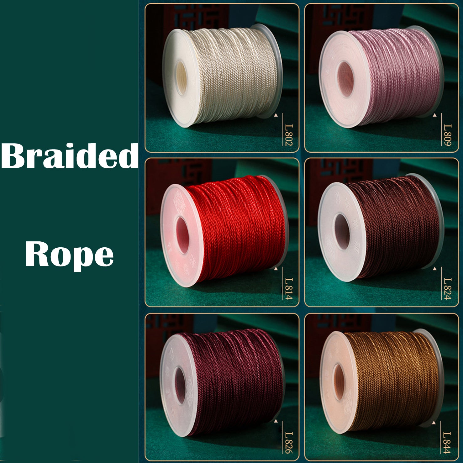 24 strands 1.0mm Braided Rope - Strands-A