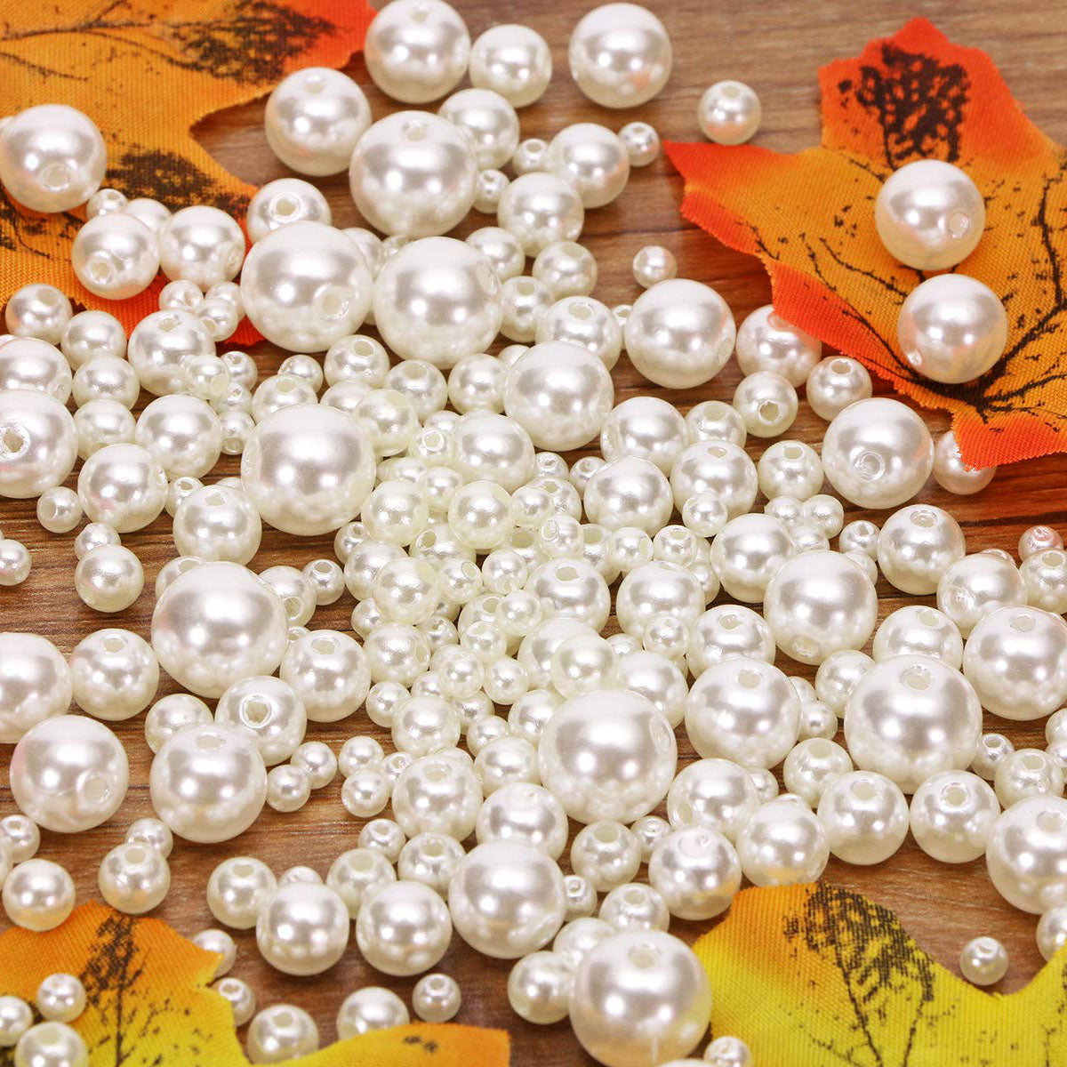 Perforated Round Pearls Beads