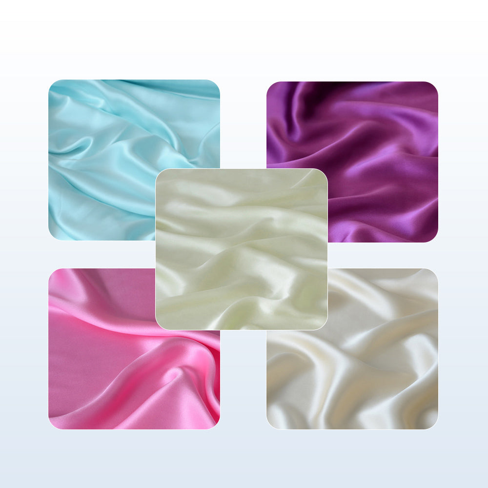 Solid Color Silk Power Spinning Fabric