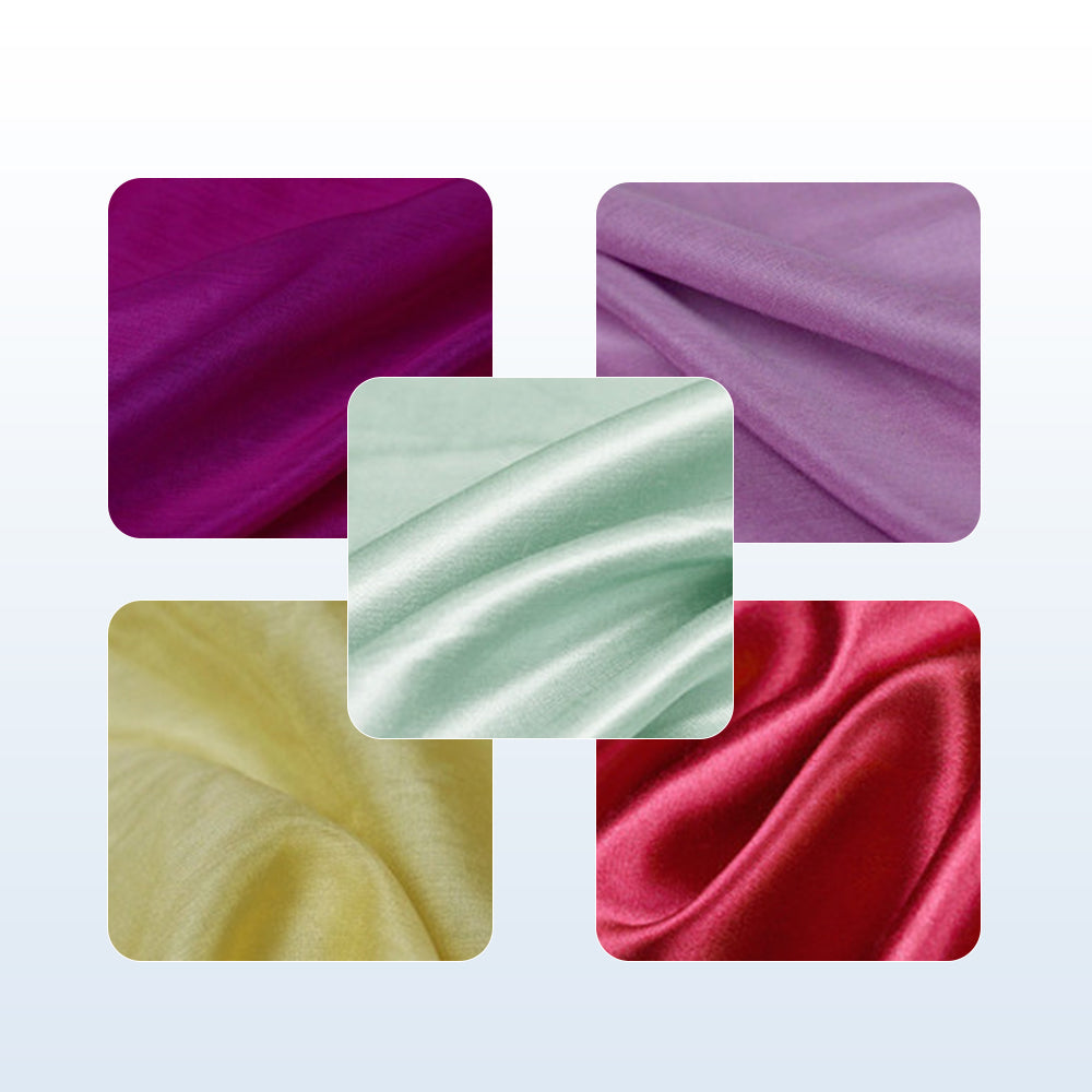 Solid Color Silk Cotton