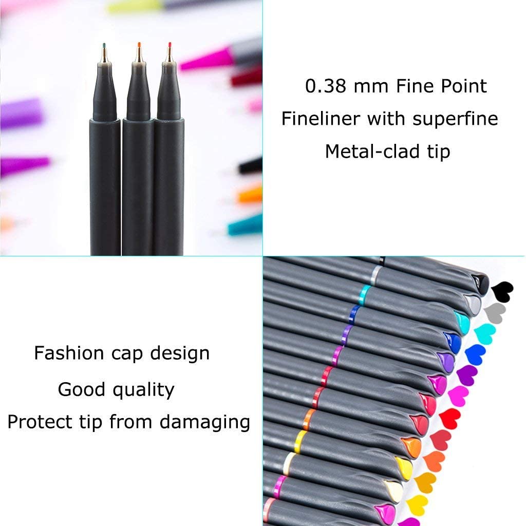 18 Colors Fineliner Pen
