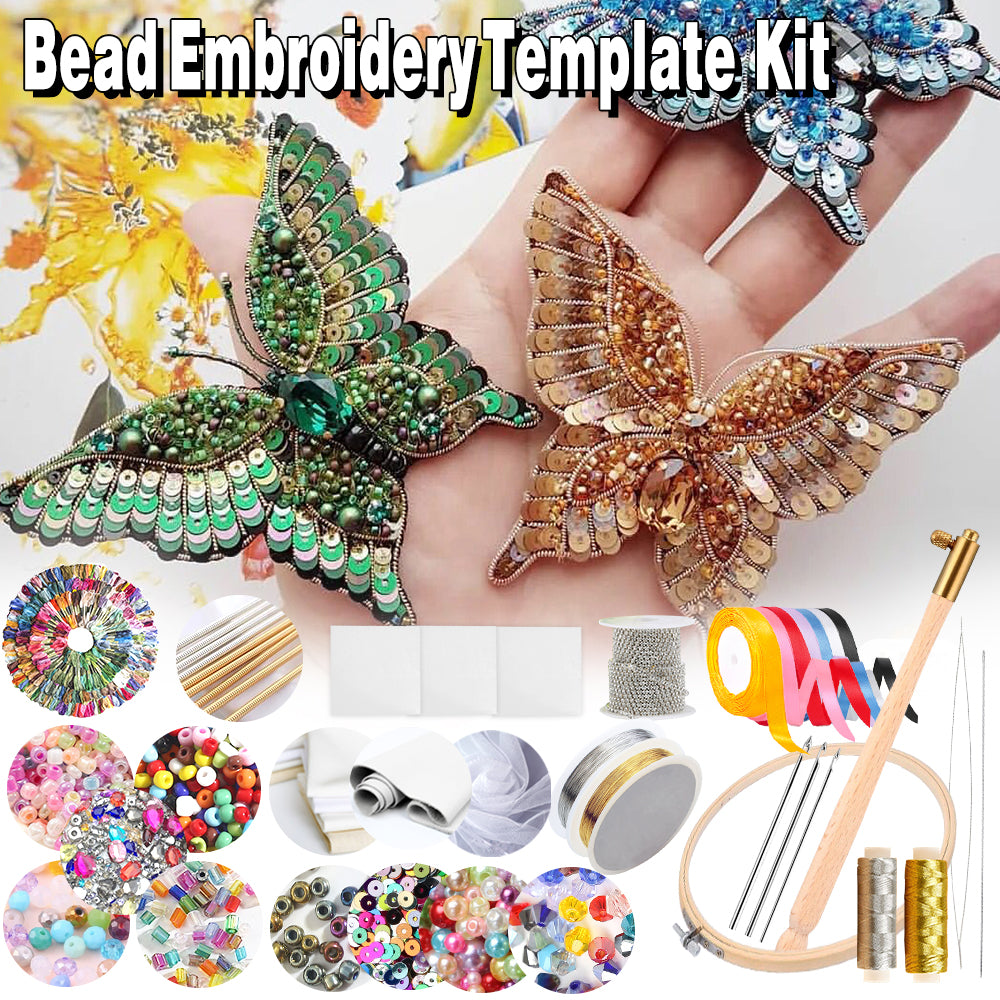 Bead Embroidery Template Kit