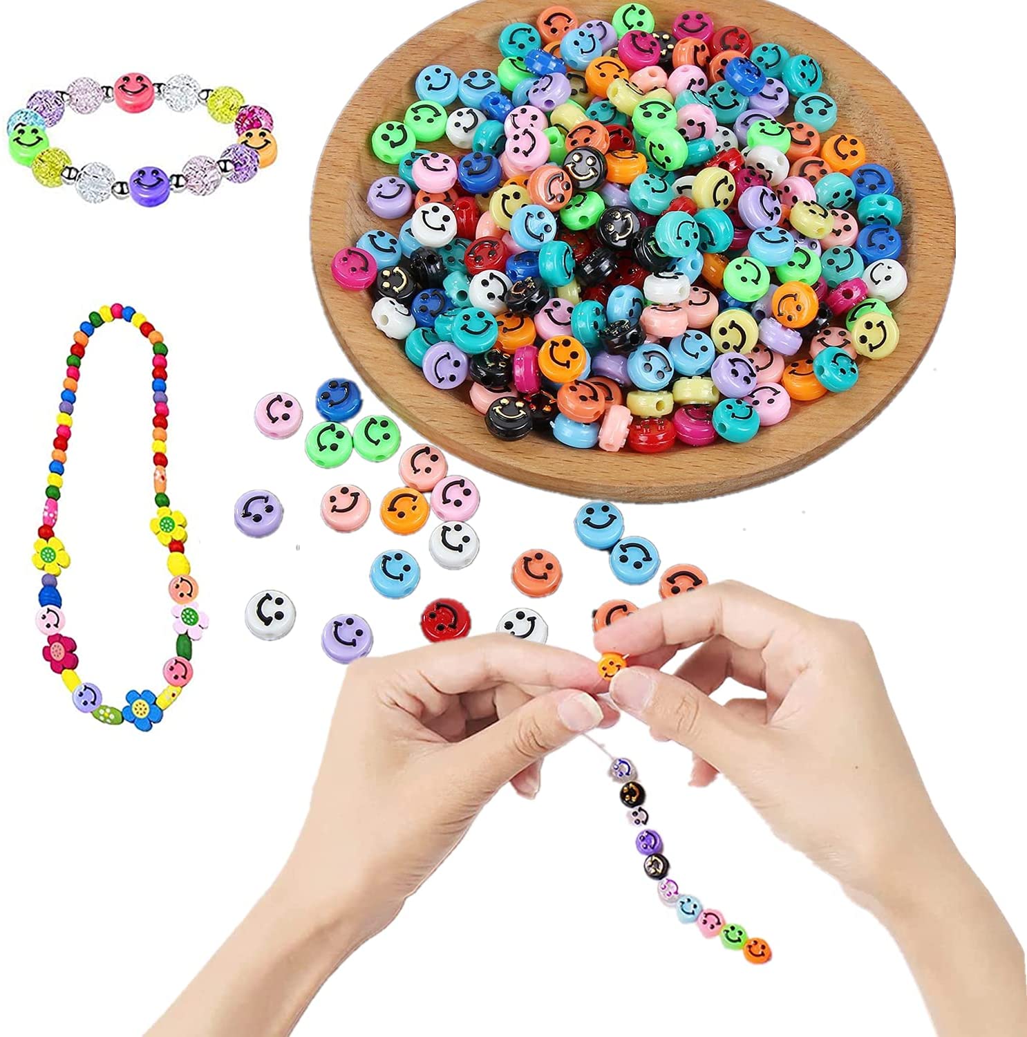 Smiley Face Beads