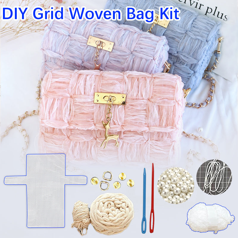 DIY Grid Woven Bag Kit