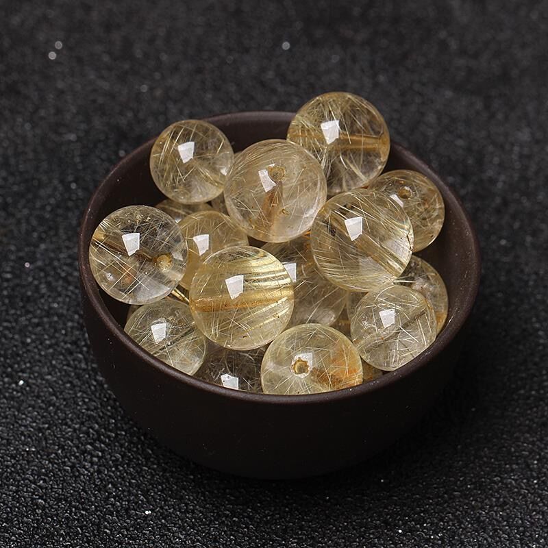 5A Brazilian Natural Blonde Crystal Loose Beads